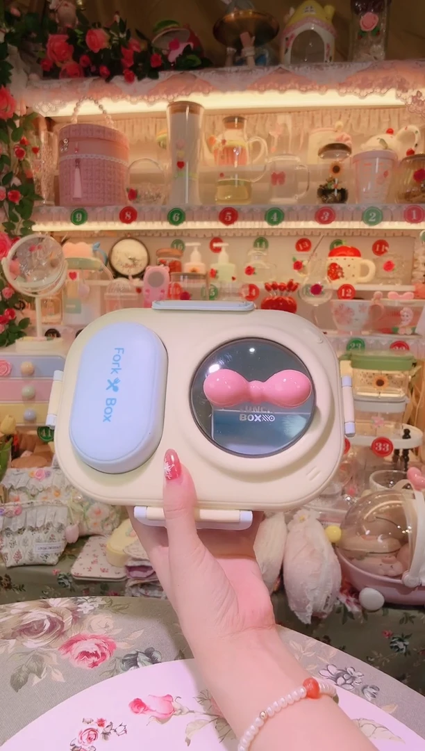 福利饭盒蓝色——手工制作品质好！