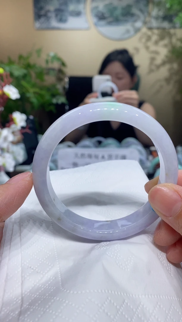 翡翠手镯未镶嵌翡翠57-58