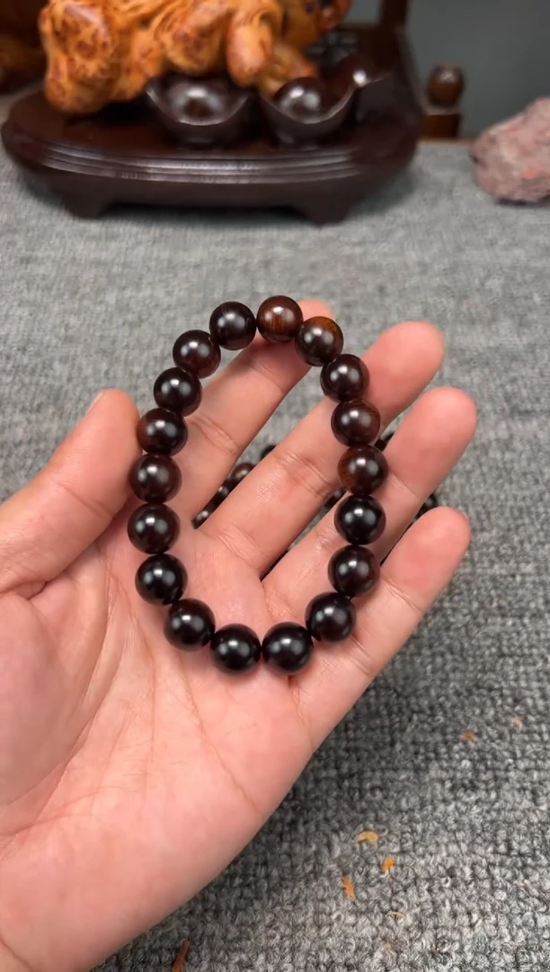 柏木（崖柏）1.2圆珠凤血金 瓷化料 香味浓郁 天花板级