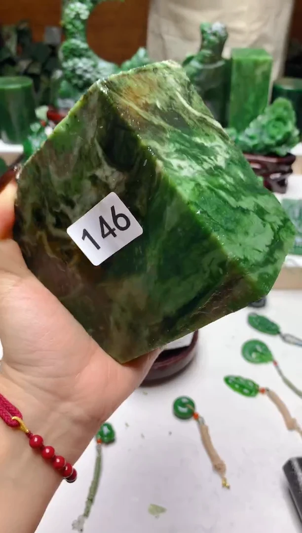 未镶嵌和田玉珠宝半成品1