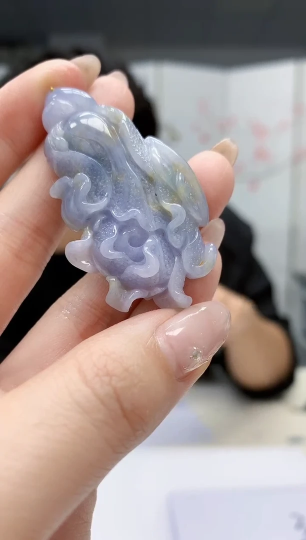 【闪购商品】定制翡翠未镶嵌5145jw-毛货挂件22