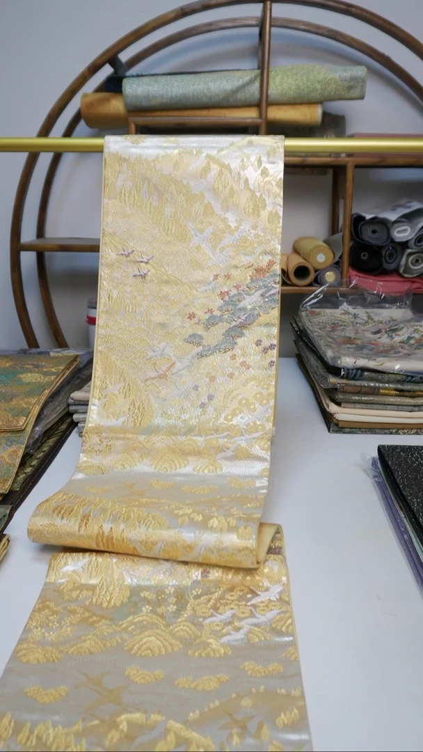 织绣73仙鹤风景风景