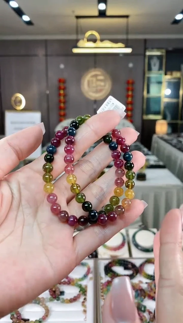 【闪购商品】碧玺单圈手串6mm+未镶嵌（多样性发一条 ) hon