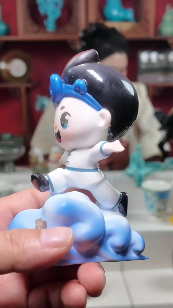 手工艺品琉璃武当窑手作武当山文创福娃  一件多样性发货