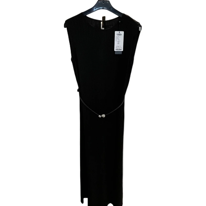 【专柜款连衣裙】25年夏季新款无袖显瘦法式气质圆领连衣裙0326