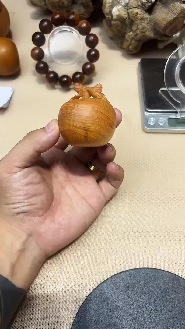 柏木（崖柏）南太行崖柏平平安安手把件