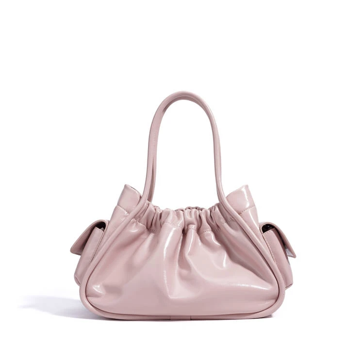 【RAIN.CUN】ZG-M8508-粉紫色气质时尚百搭简约斜跨轻奢女包