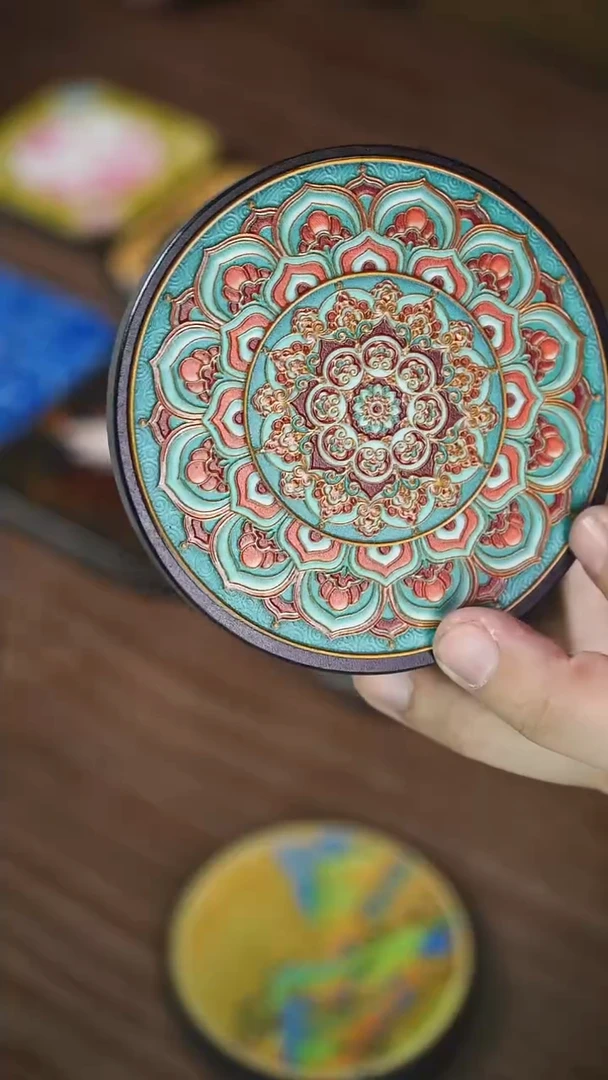 壹藏贰宝盛光杯垫一片