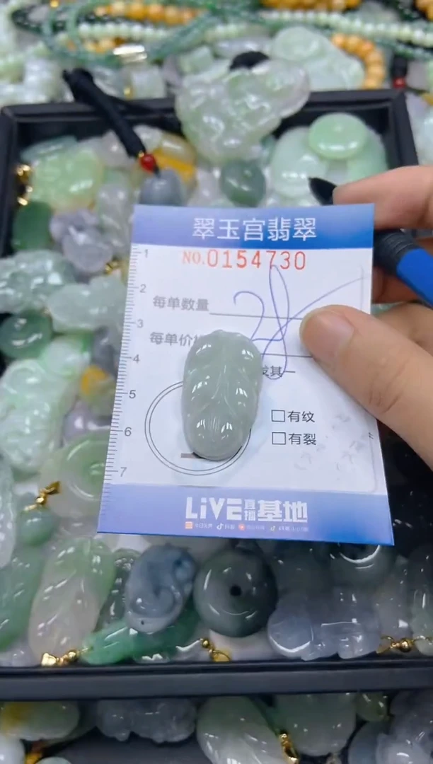 翡翠未镶嵌颈饰闪购0154730