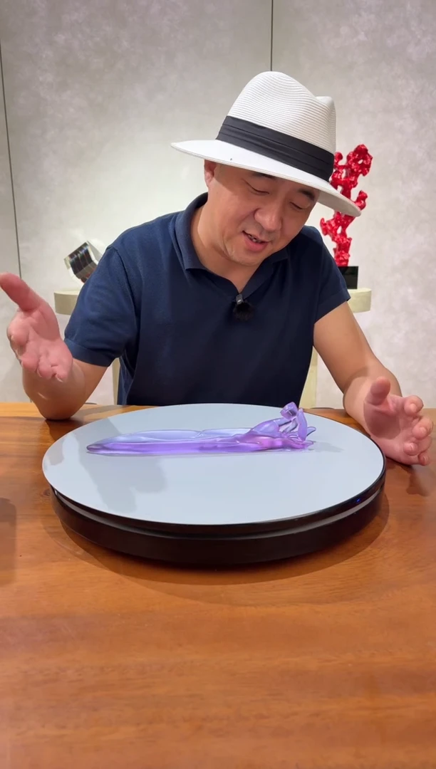 摆件紫罗兰佛手香插艺术摆件