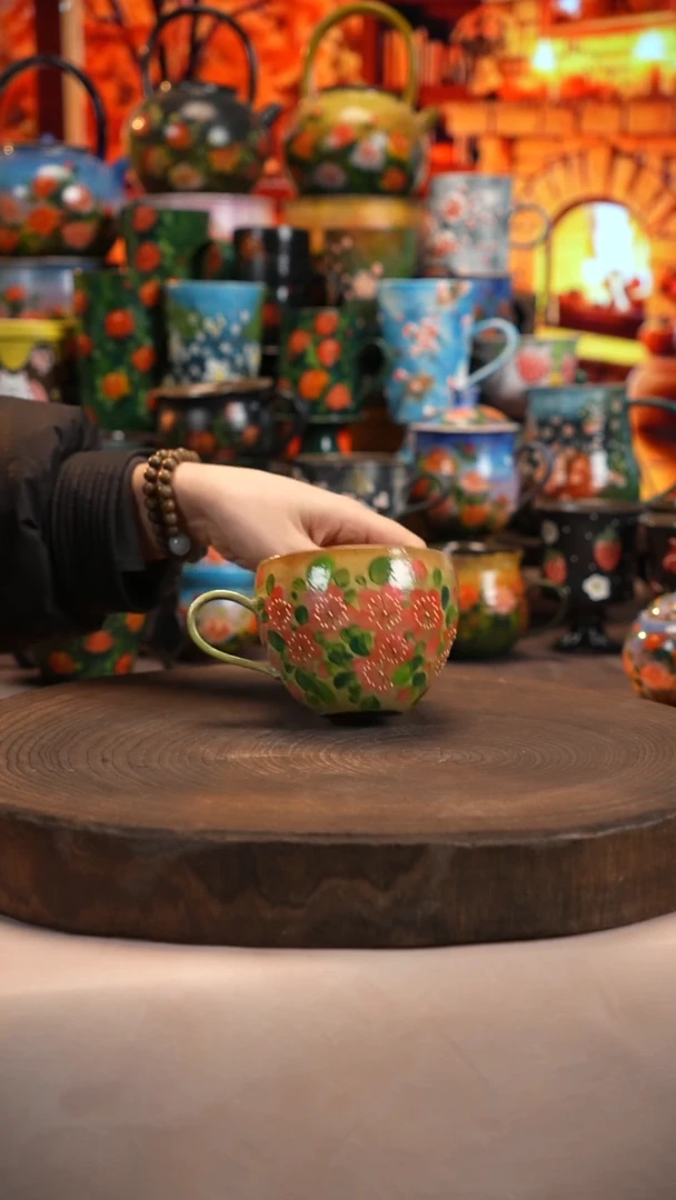 油画   釉下彩   杯子