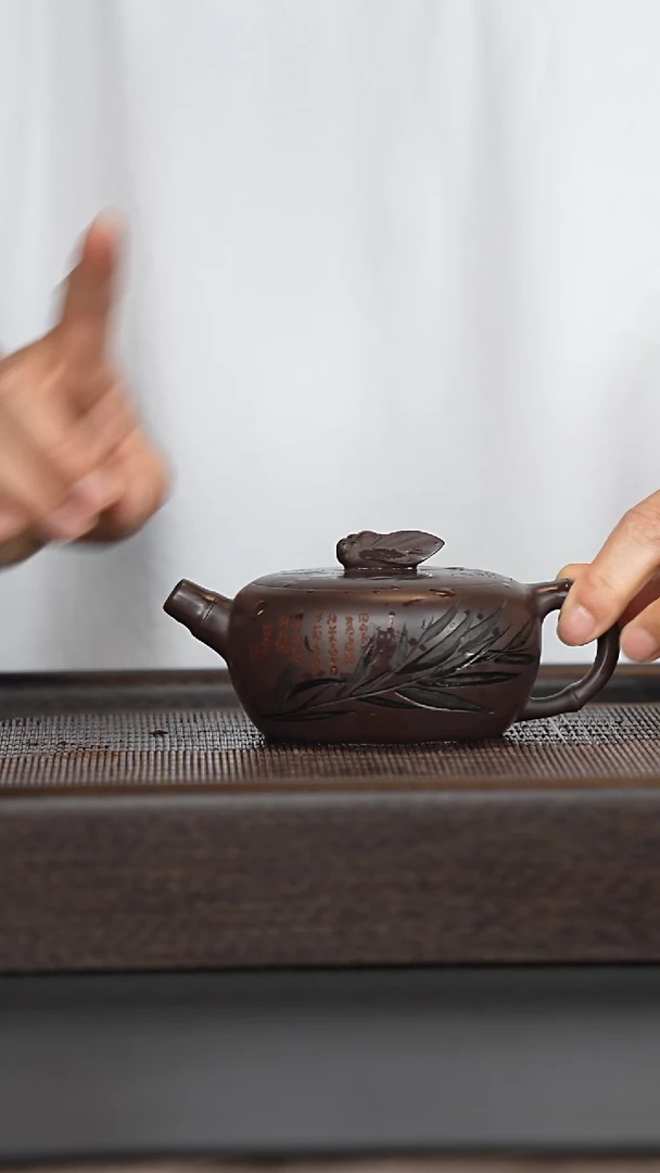 茶壶紫砂宜兴紫砂壶h6204
