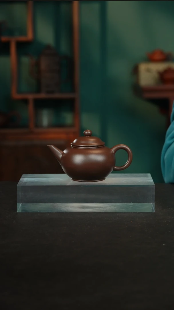 【闪购商品】紫砂茶壶02紫泥水平