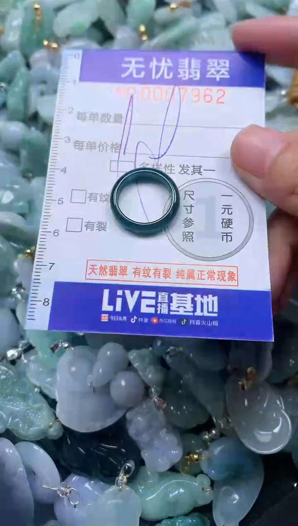 颈饰未镶嵌翡翠7962