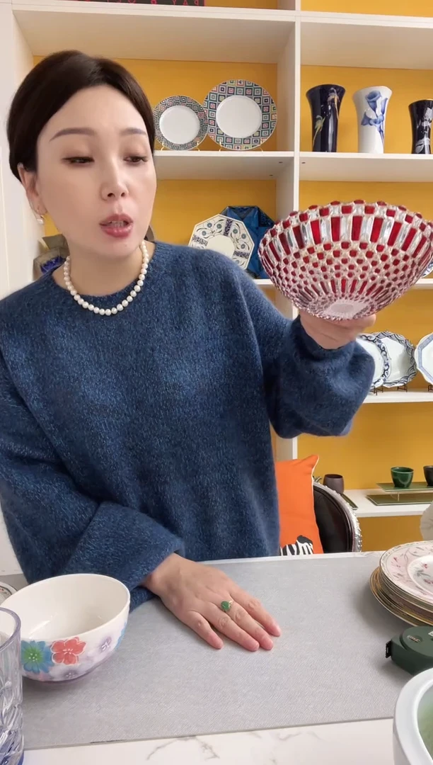 2个 土耳其进口 17深碗 红色