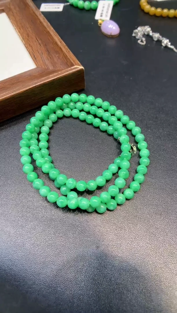 未镶嵌手串翡翠长串