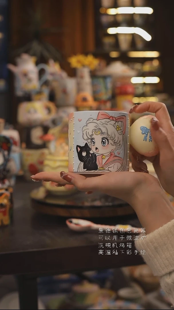 景德镇釉下彩绘设计师款式陶瓷