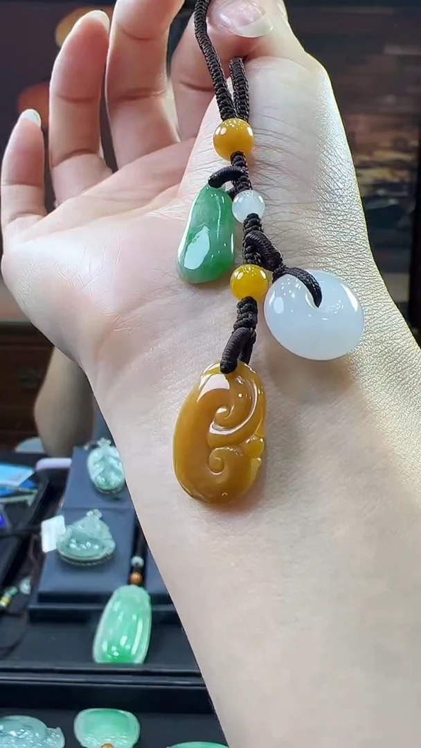 未镶嵌挂件翡翠包挂