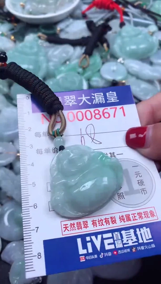 颈饰未镶嵌翡翠8671