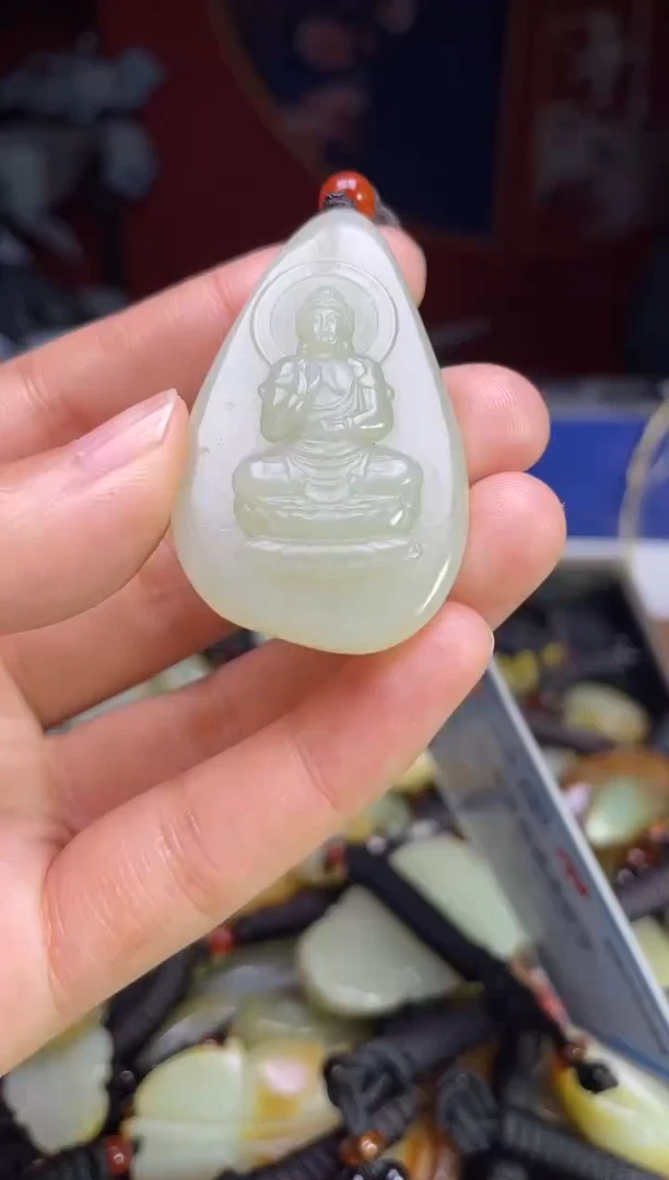 颈饰未镶嵌和田玉123