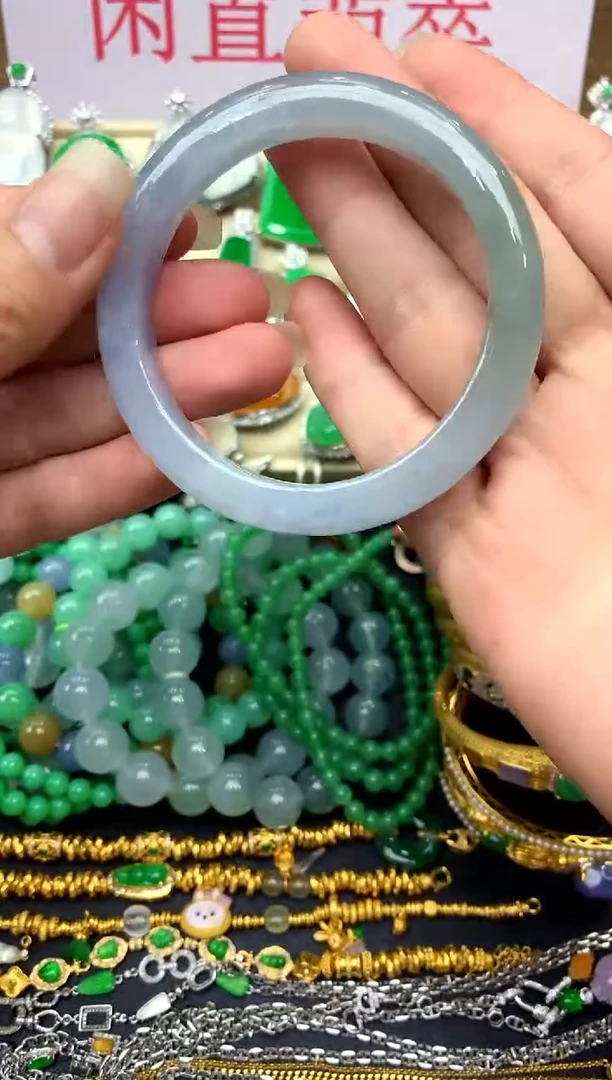 未镶嵌手镯翡翠222-中国好珍宝