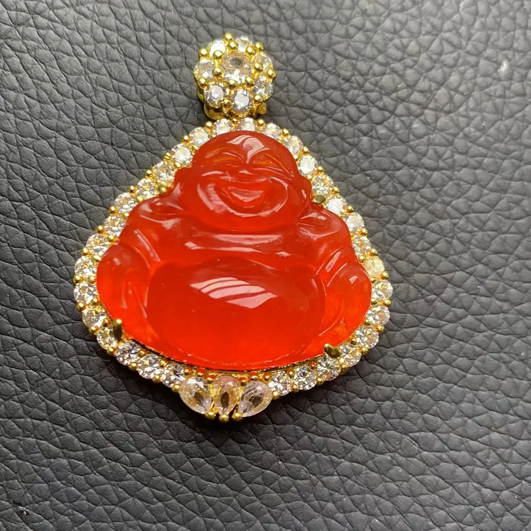 红翡佛公吊坠（多样发其一）A34