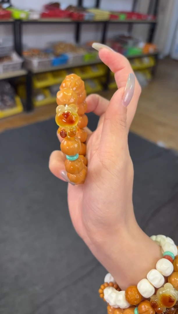 【闪购商品】菩提根/象牙果吊坠12mm猴头鲨鱼背小熊单圈