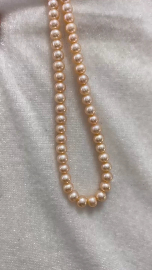 【闪购商品】淡水珍珠项链未镶嵌5-6mm