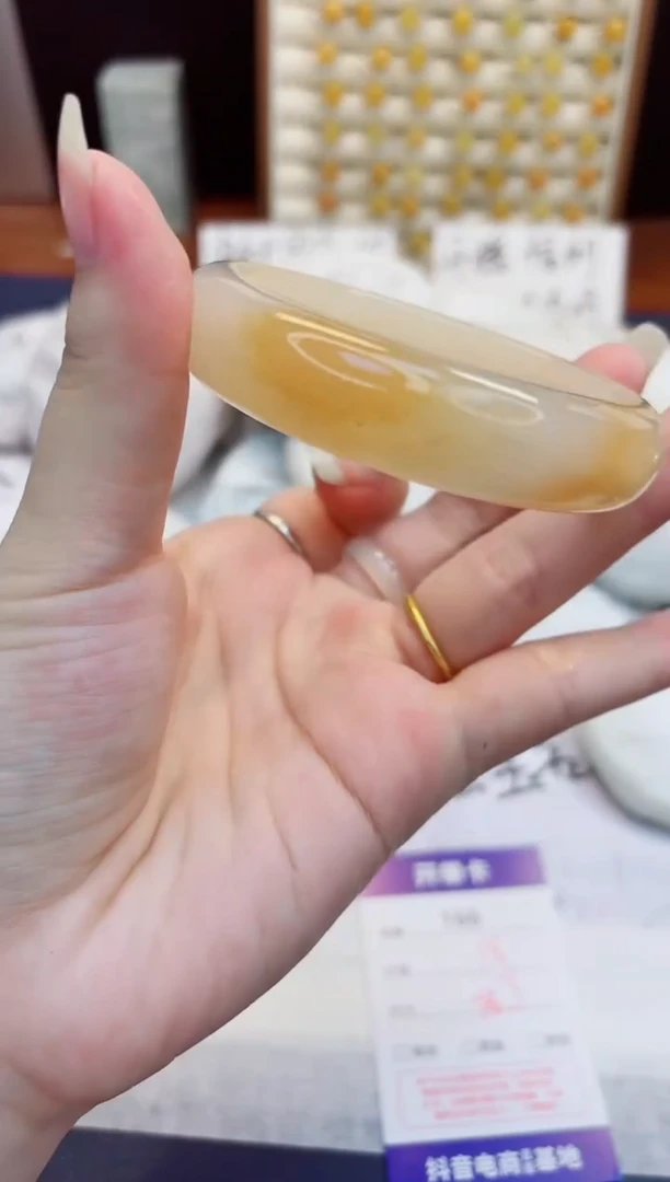 未镶嵌手镯石英质玉166-财气镯-圈口58