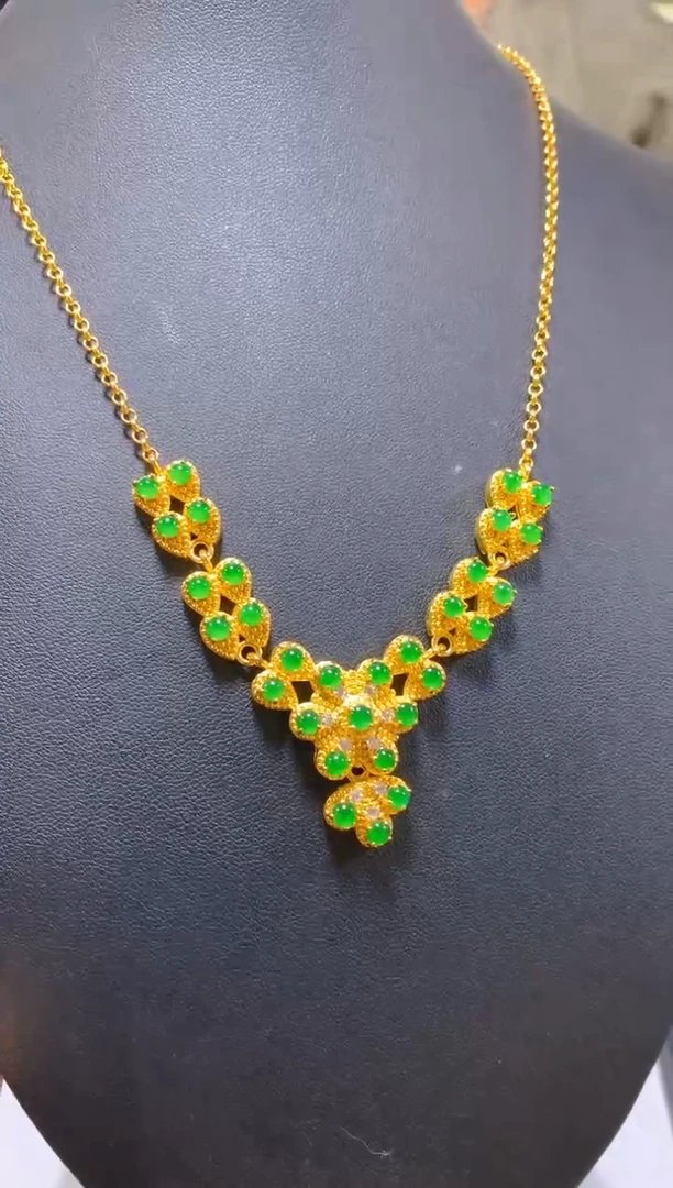 颈饰未镶嵌翡翠多样性发一