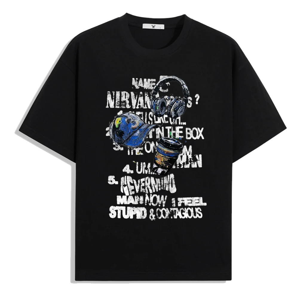 夏款卡通麻棉男女同款时尚圆领短袖圆领宽松纯棉圆领