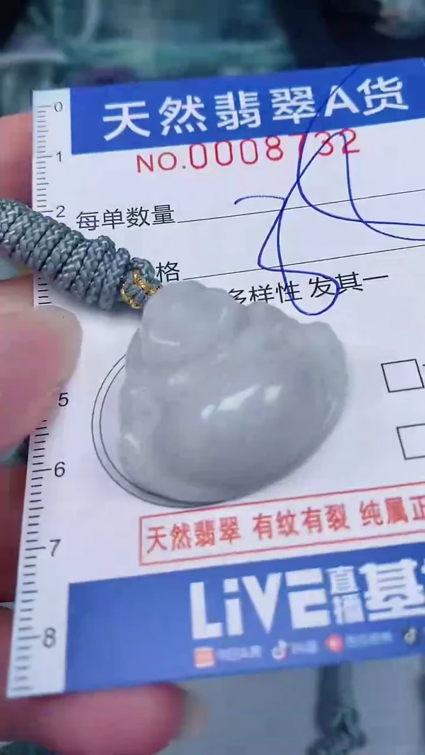 翡翠未镶嵌颈饰00008732