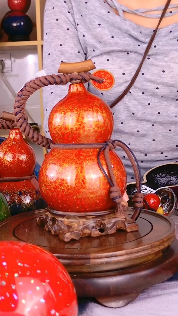 728大漆酒葫芦 装水 装酒 装咖啡