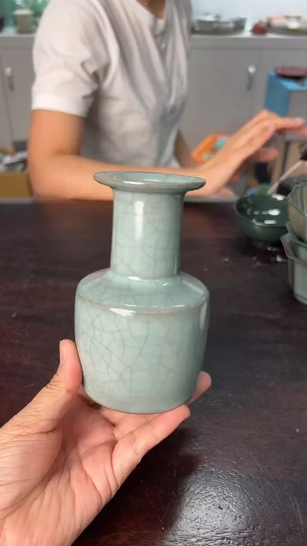 龙泉云间青瓷小米茶器