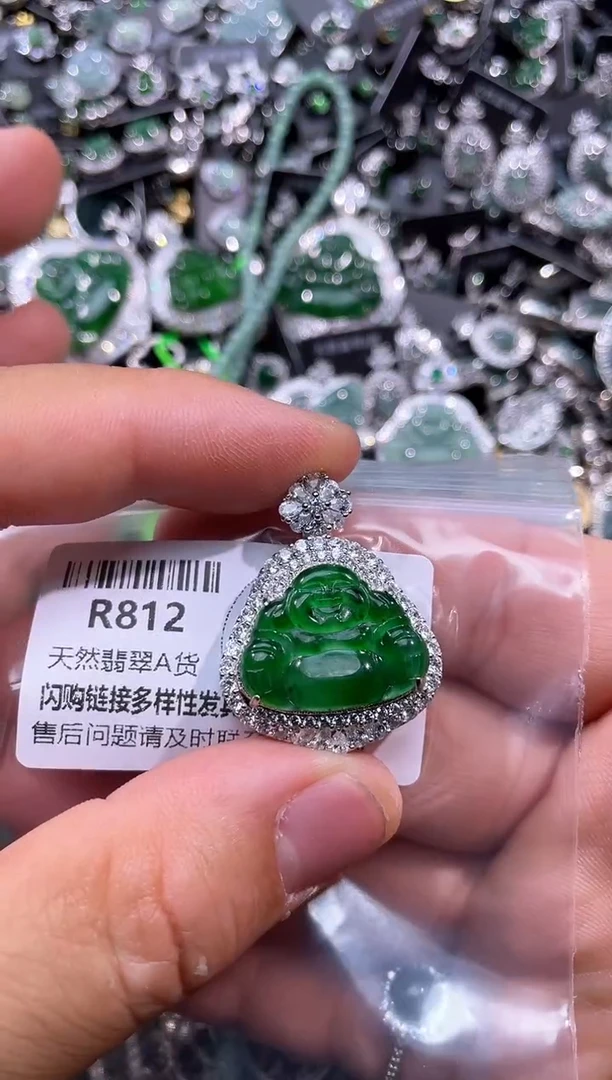 【闪购商品】翡翠颈饰未镶嵌R812基地