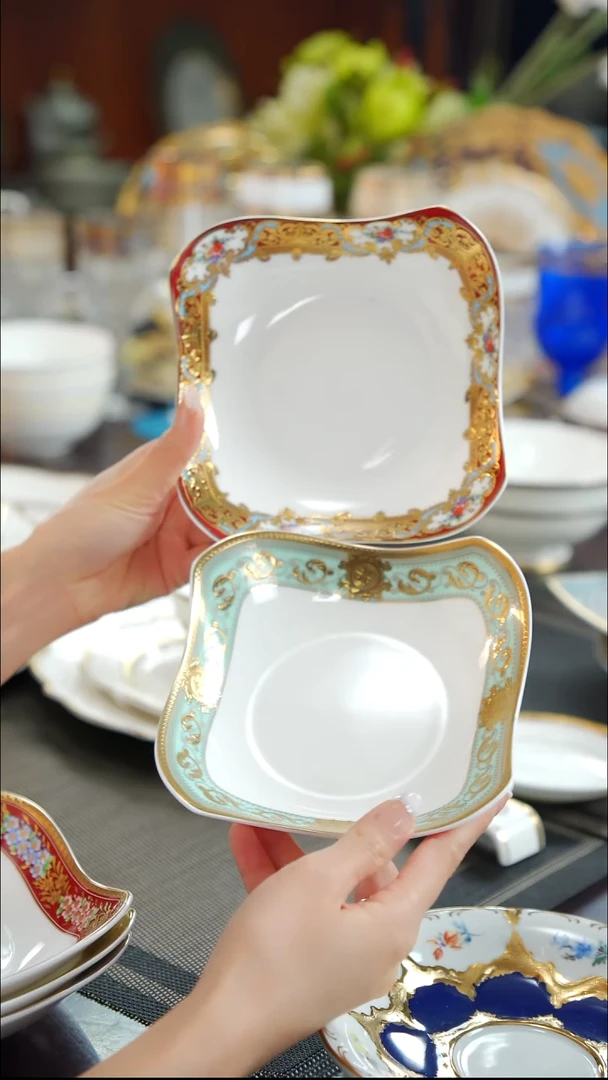 瓷片6英寸沙拉碗 福利款 混搭 2个