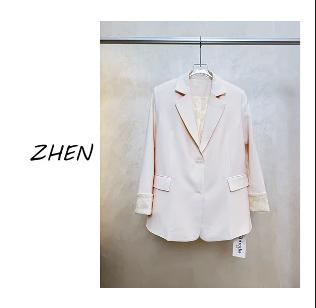【ZHEN】25K01301 2025气质显瘦时尚百搭上新小众设计感外套