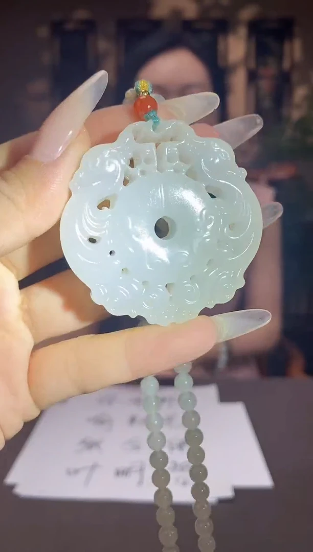 和田玉未镶嵌颈饰A092