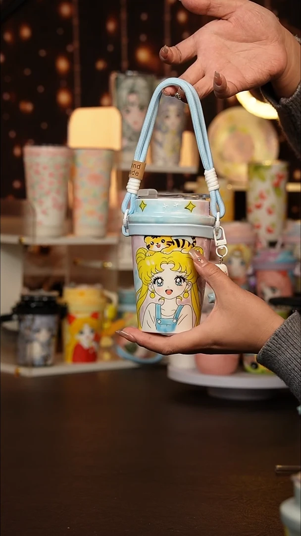 (玉泥）景德镇手工手绘文创陶瓷杯