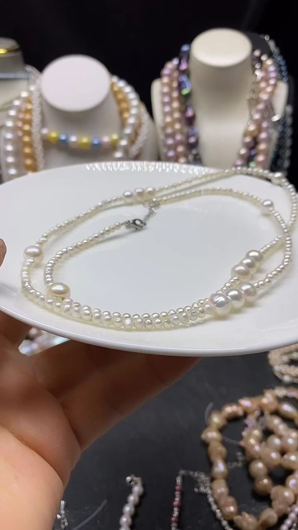 颈饰未镶嵌淡水珍珠多人