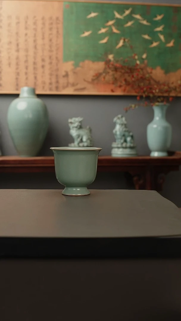 原产地原矿    高足杯