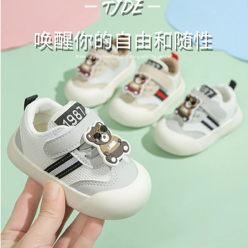 新款婴幼儿男宝宝防滑软底春秋步前鞋男宝宝鞋夏季网面学步鞋鞋子