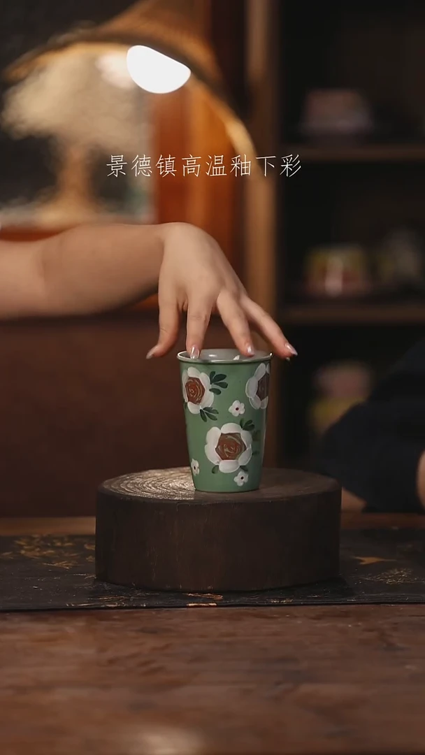 陶瓷景德镇高温釉下手绘陶瓷145
