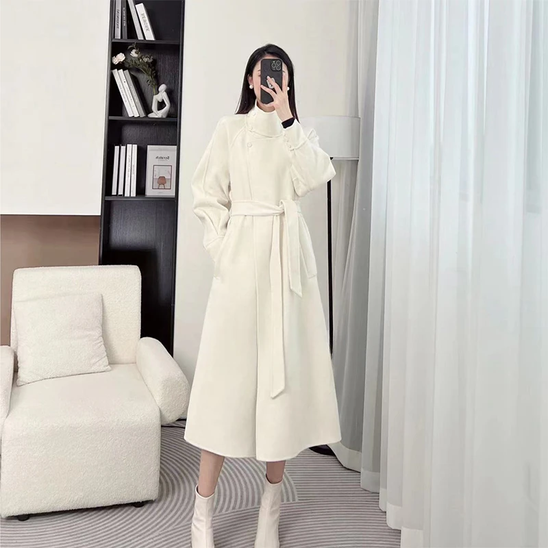 年终请沧25现货秋冬气质百搭时尚显瘦设计高级感大衣 9553 QC