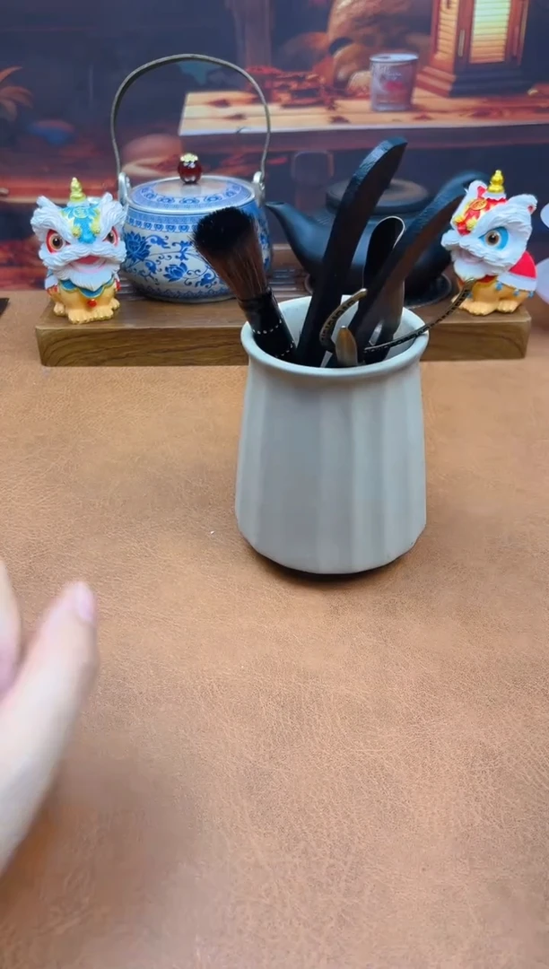 陶瓷茶具摆件旅行套组