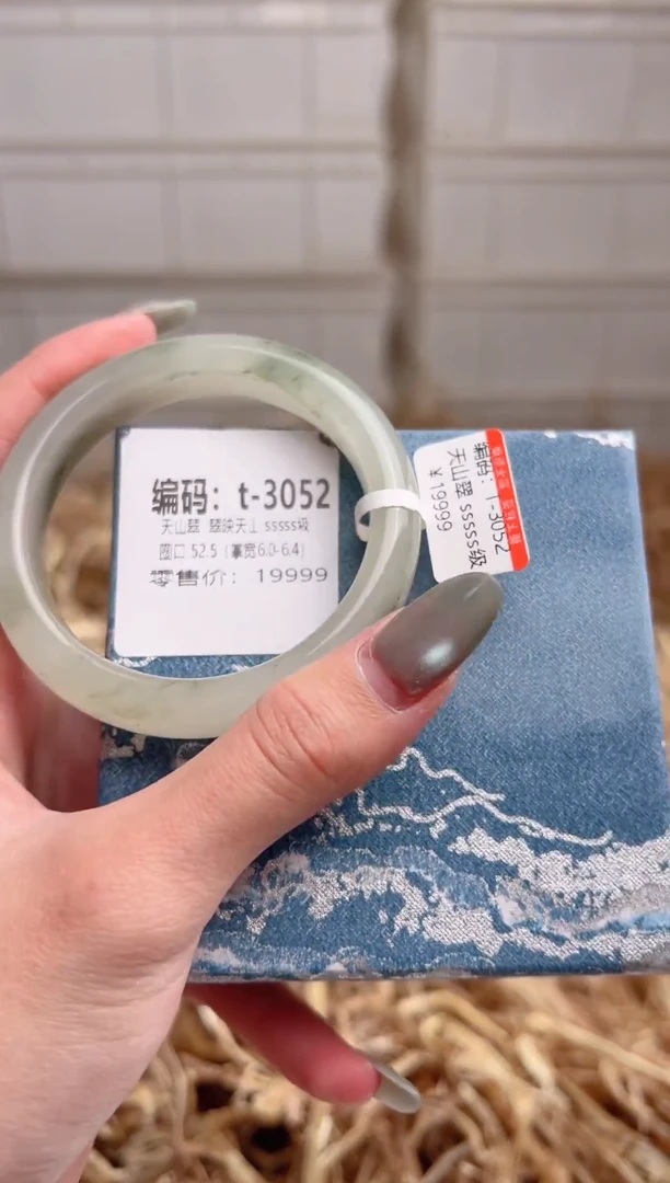 未镶嵌手镯石英质玉T3052