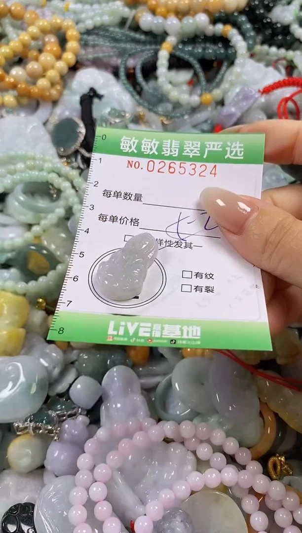 翡翠未镶嵌颈饰闪购0265324多样性发其一