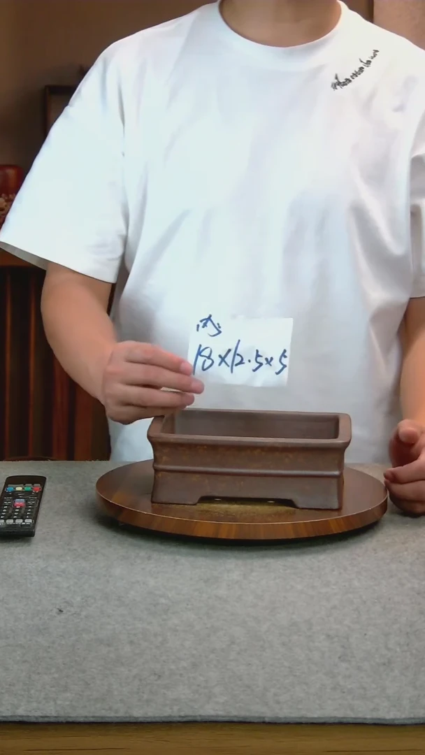 Q46艾砂宜兴紫砂花盆