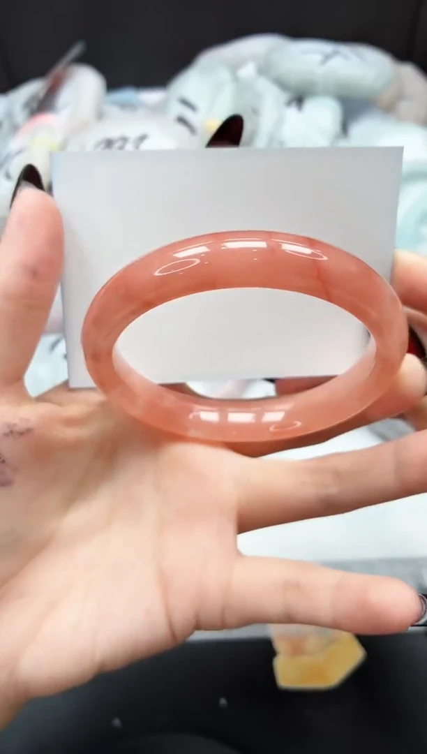 未镶嵌手镯石英质玉104/桃花61