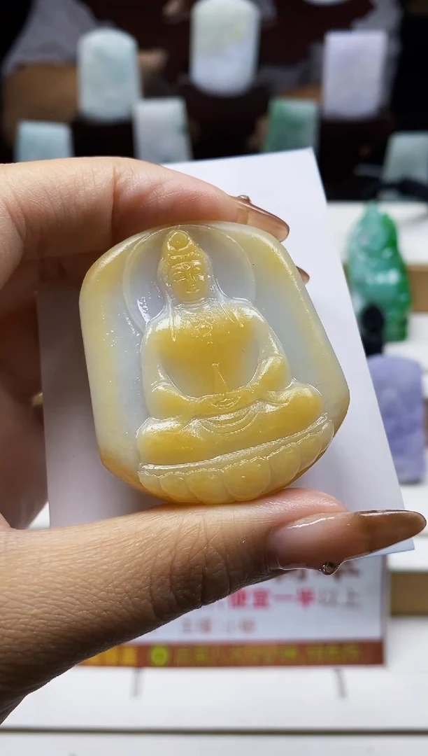 颈饰未镶嵌翡翠翡翠A货